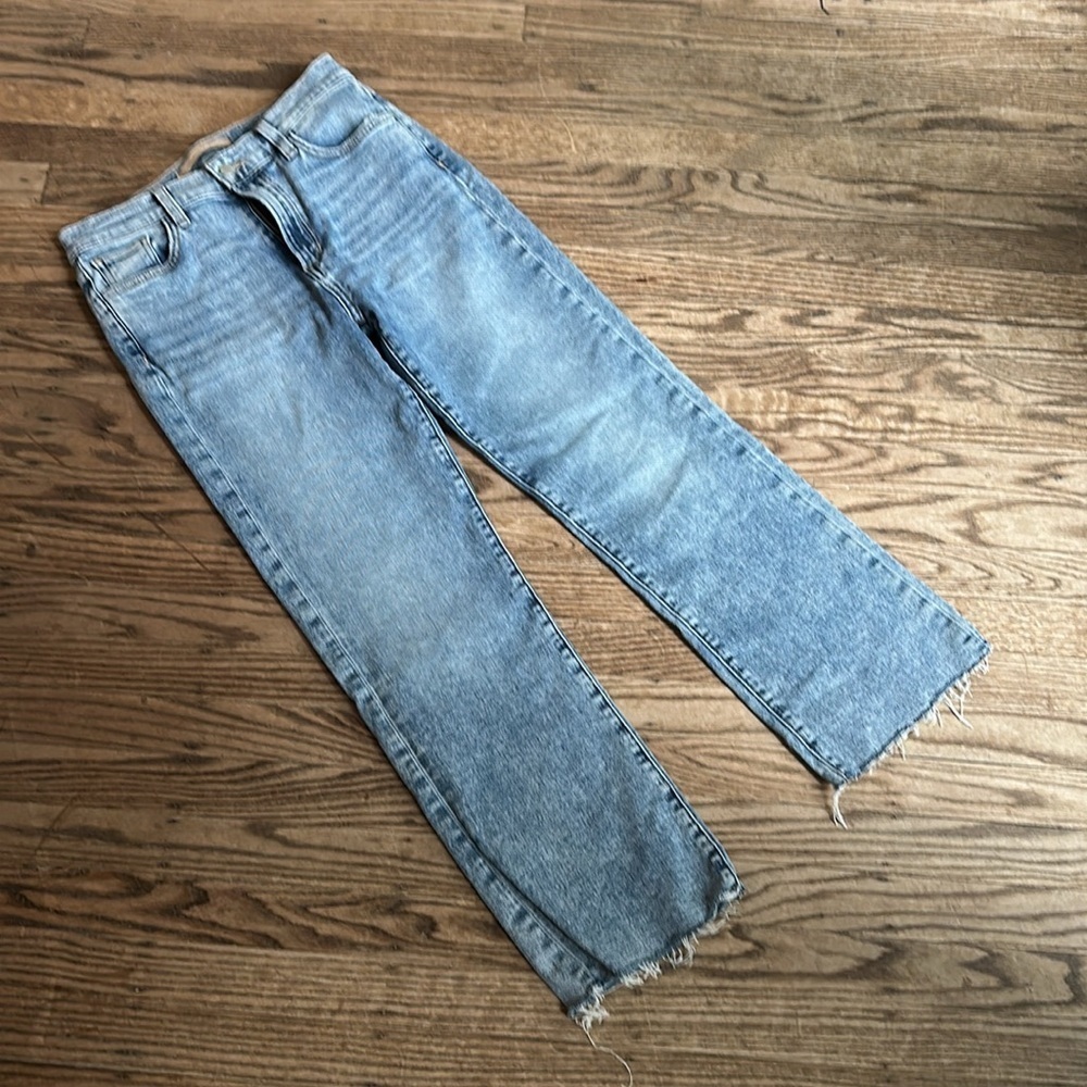 Joe's Jeans Callie Boot-Cut Crop hi rise Jeans Skys the limit wash Size 29 EUC - Picture 4 of 10